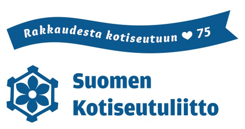 Kotiseutuliitto 75 vuotta logo